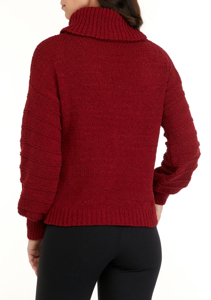 Womens Long Sleeve Cowl Neck Sweater