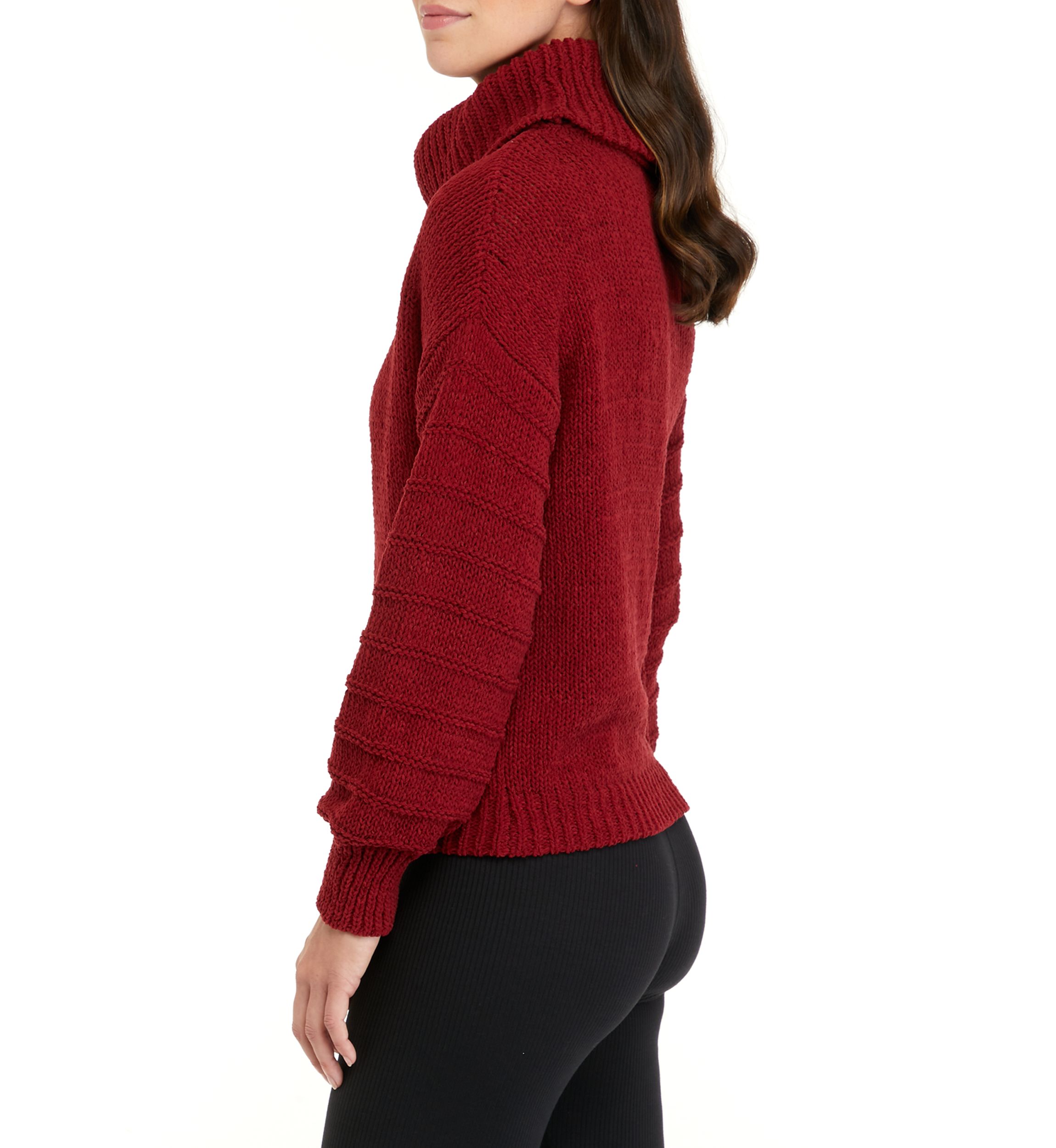 Womens Long Sleeve Cowl Neck Sweater