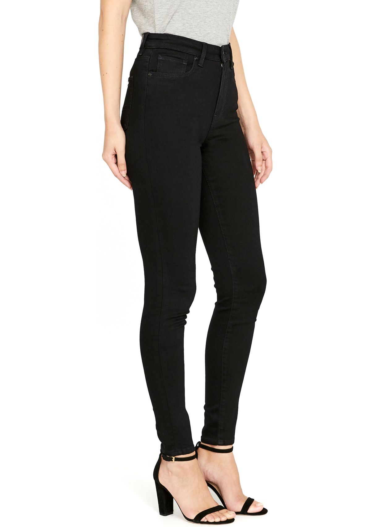 High Rise Skinny Skylar Women's Jeans in Black – Buffalo Jeans
