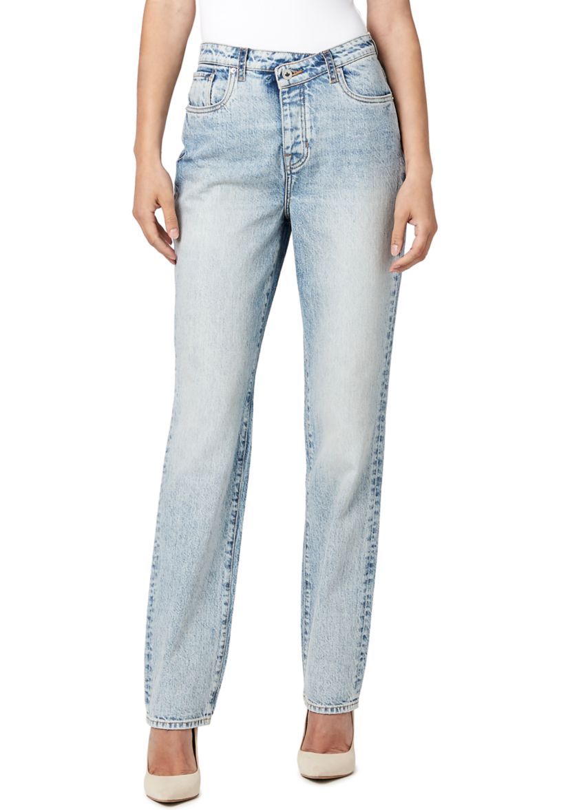 Womens Jessie High Rise Straight Jeans