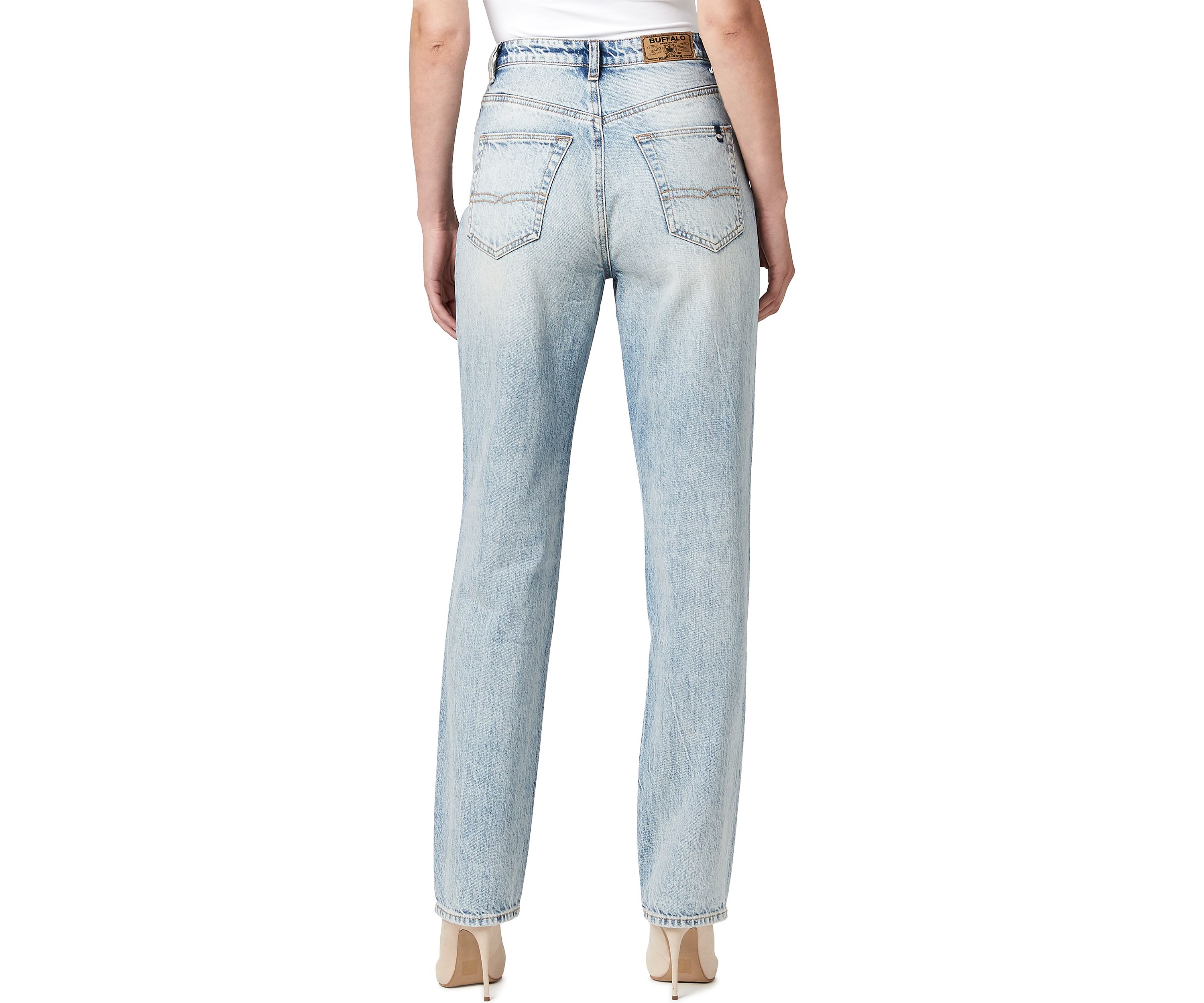 Womens Jessie High Rise Straight Jeans