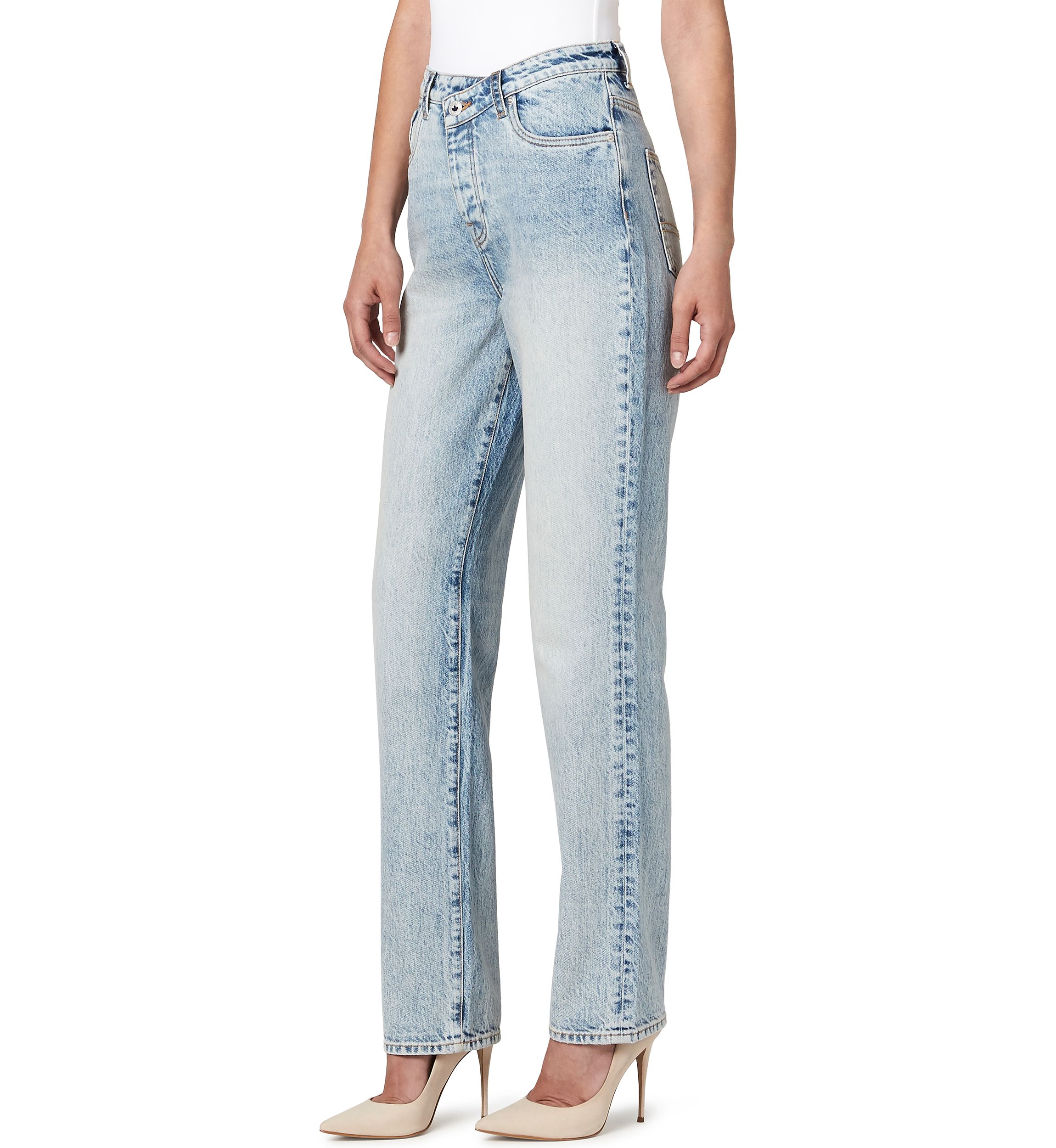 Womens Jessie High Rise Straight Jeans