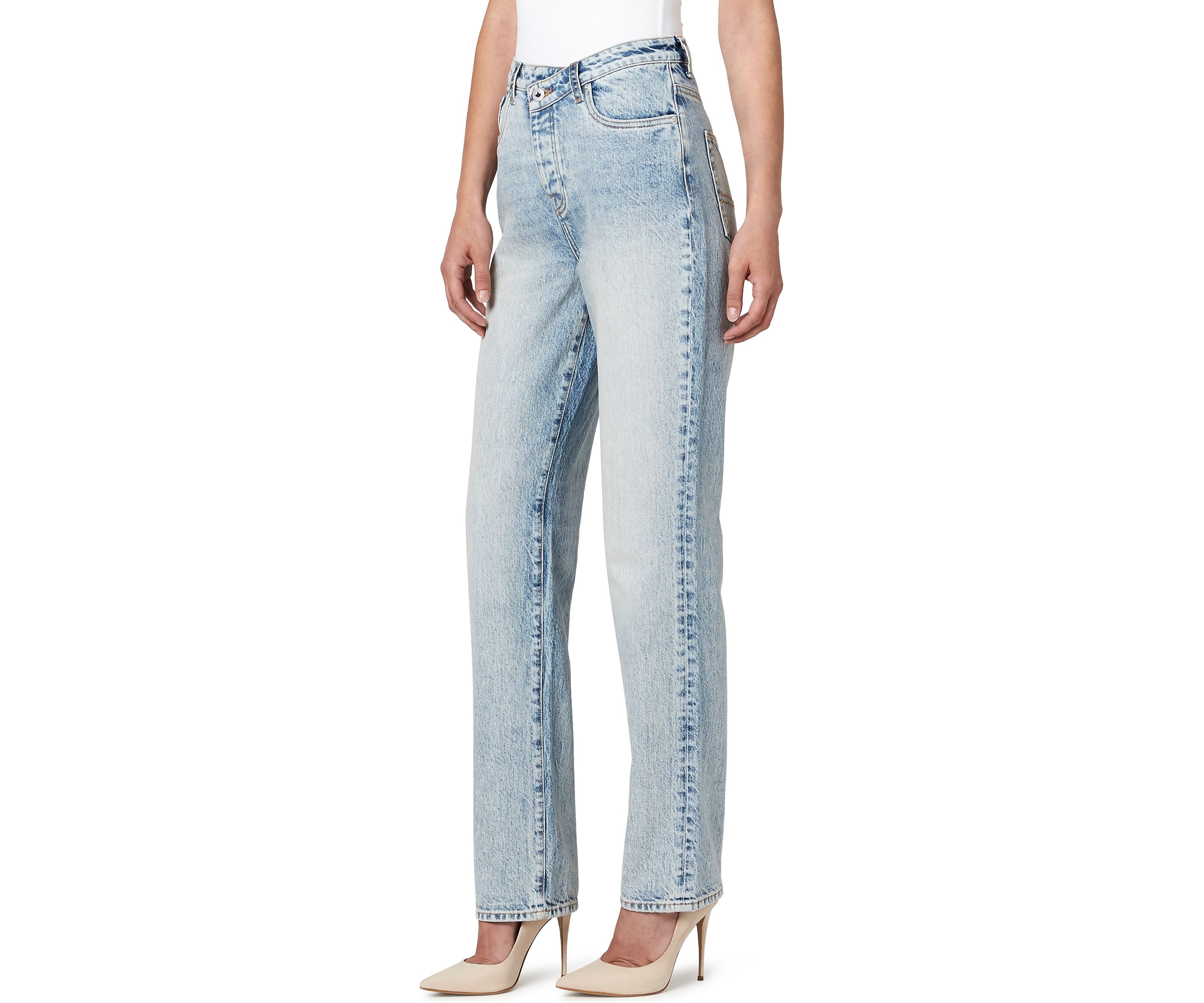 Womens Jessie High Rise Straight Jeans