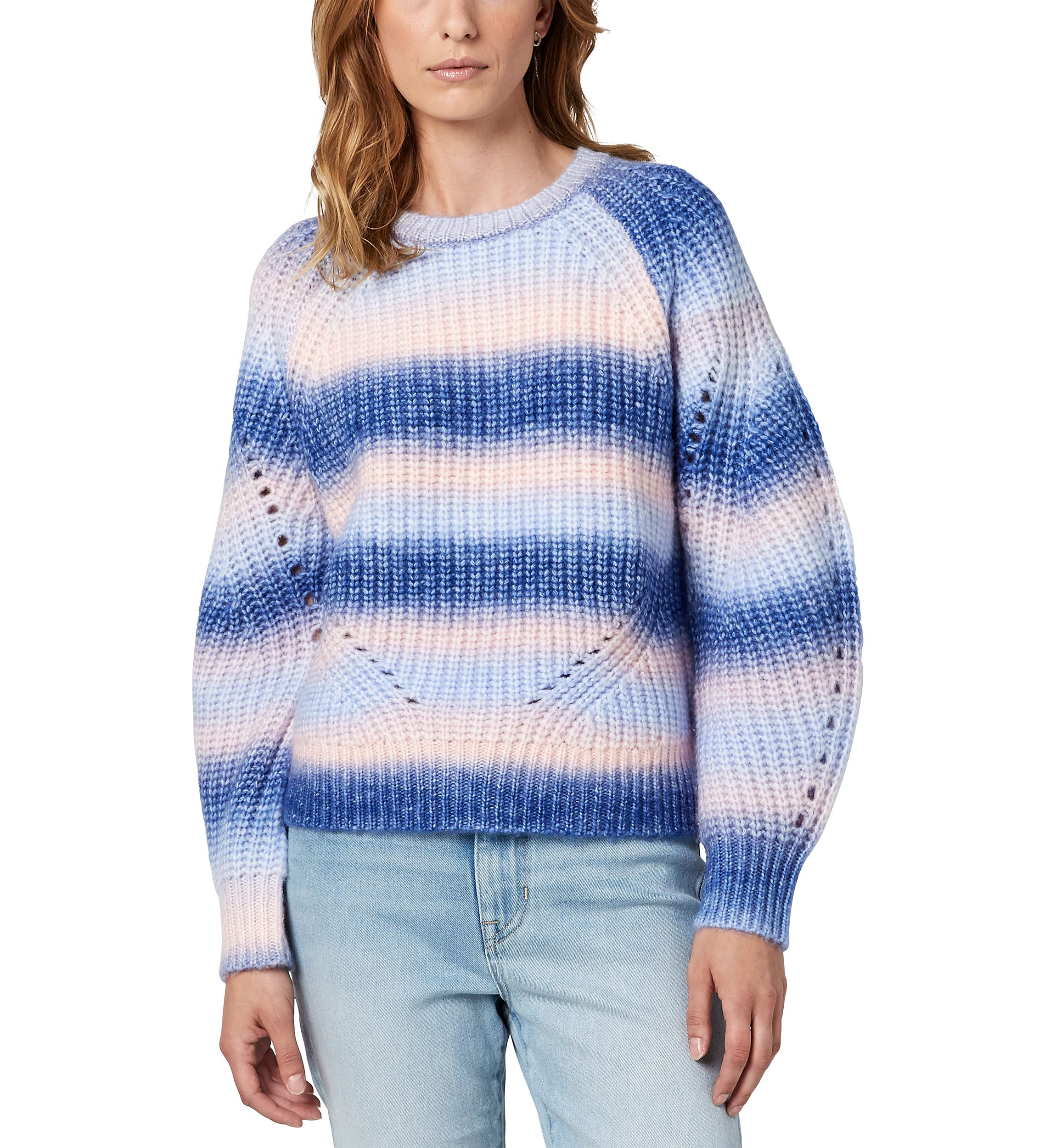 Womens Long Sleeve Juno Boxy Crew Neck Sweater