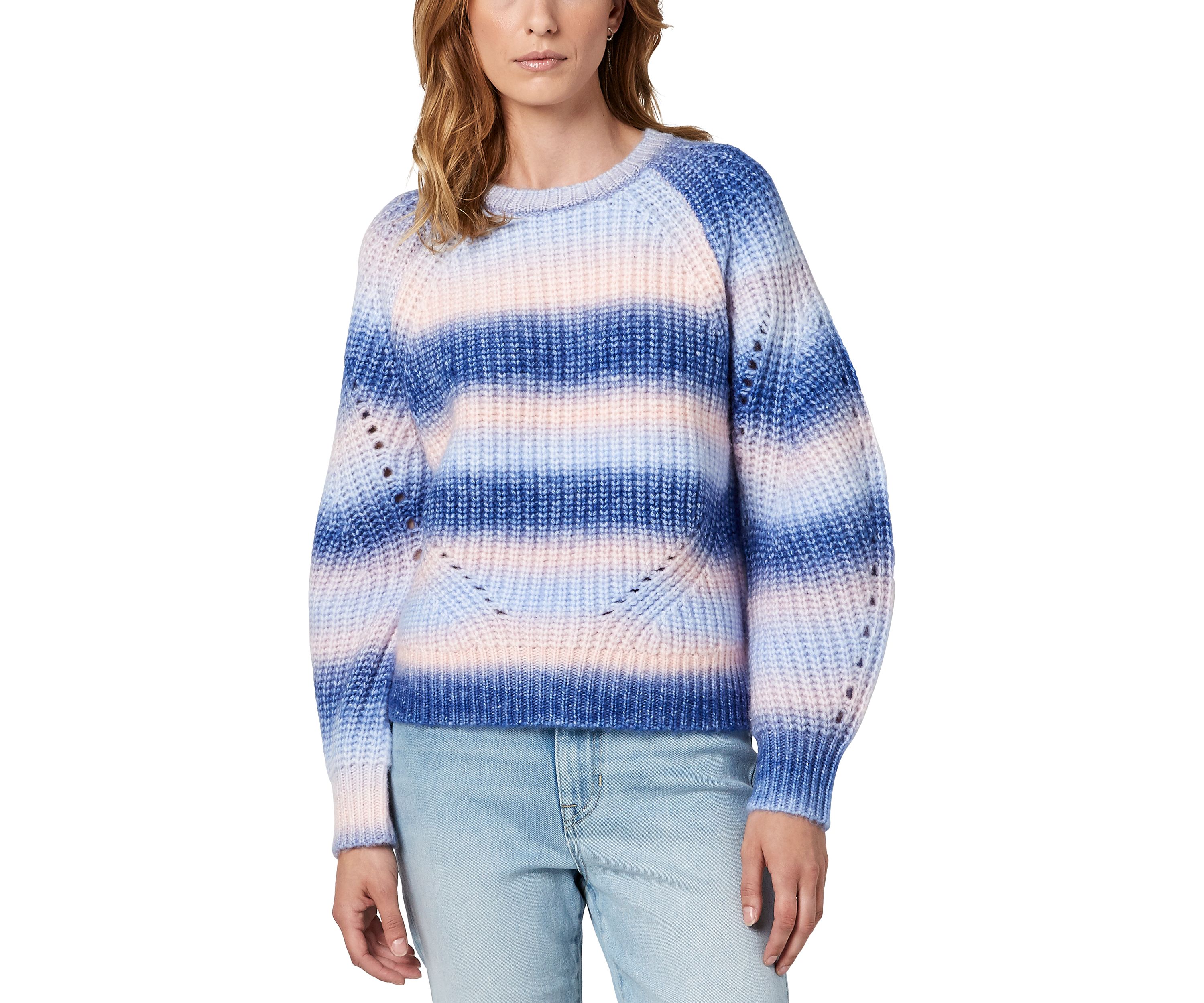 Womens Long Sleeve Juno Boxy Crew Neck Sweater