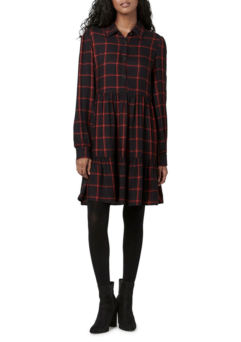 Womens Rae Drop Hem Shirt Dress