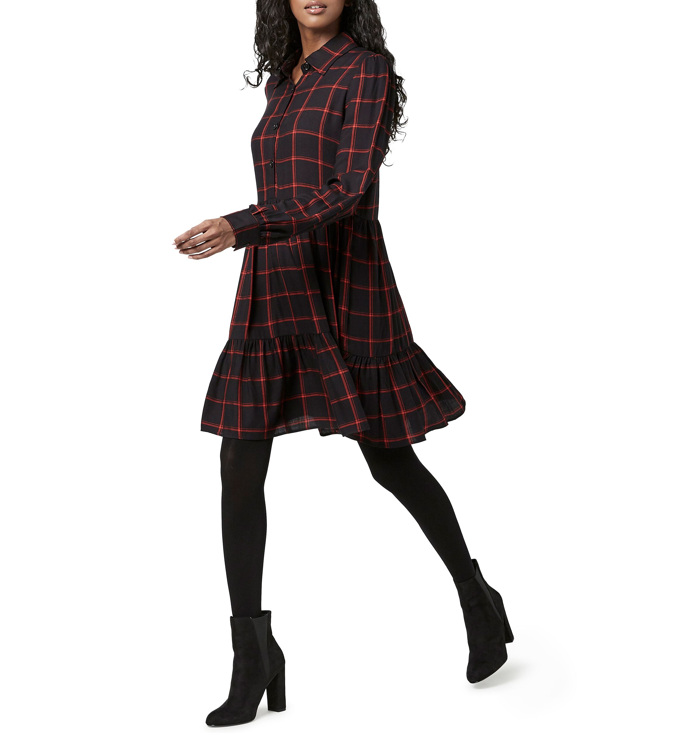 Womens Rae Drop Hem Shirt Dress