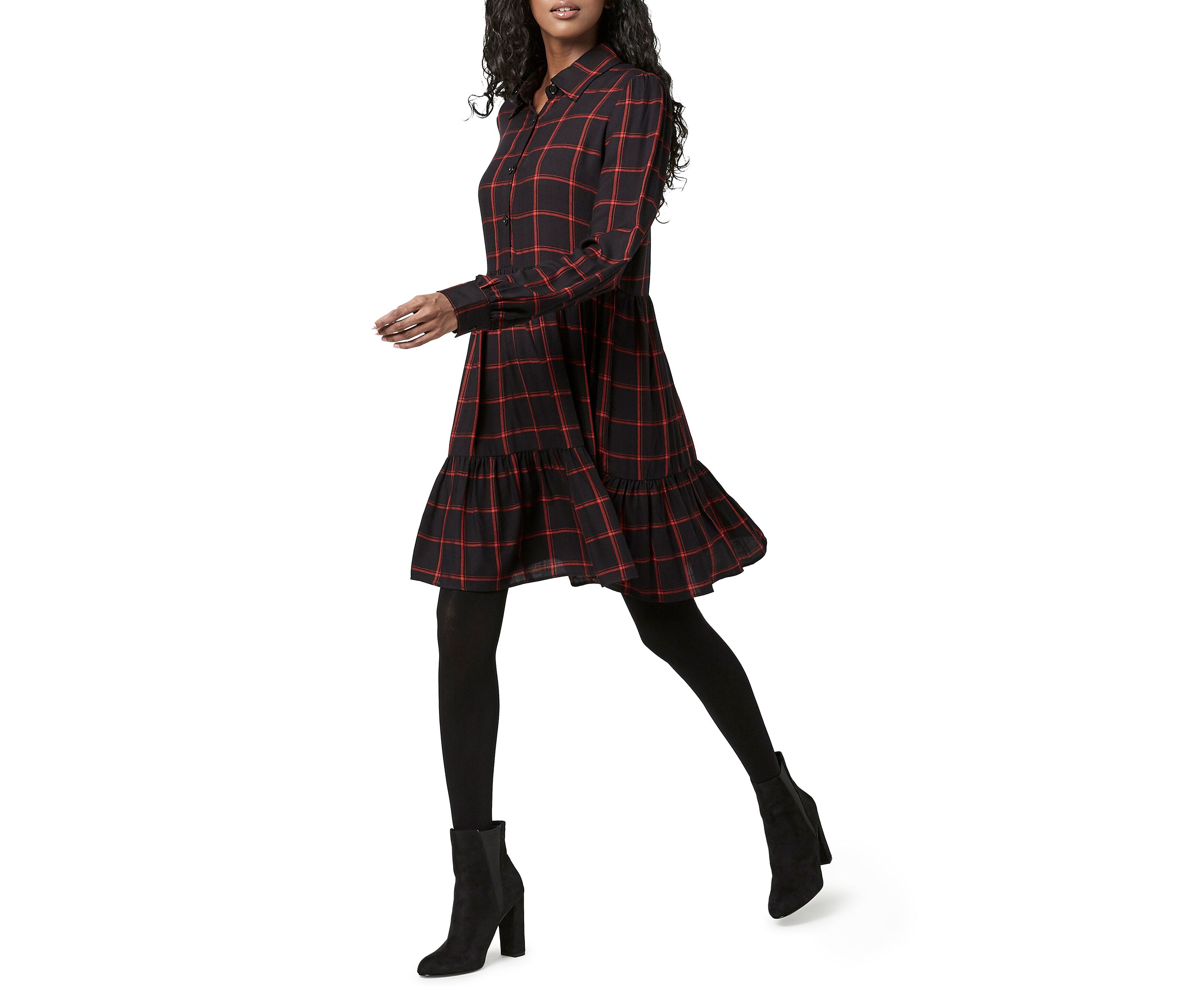 Womens Rae Drop Hem Shirt Dress