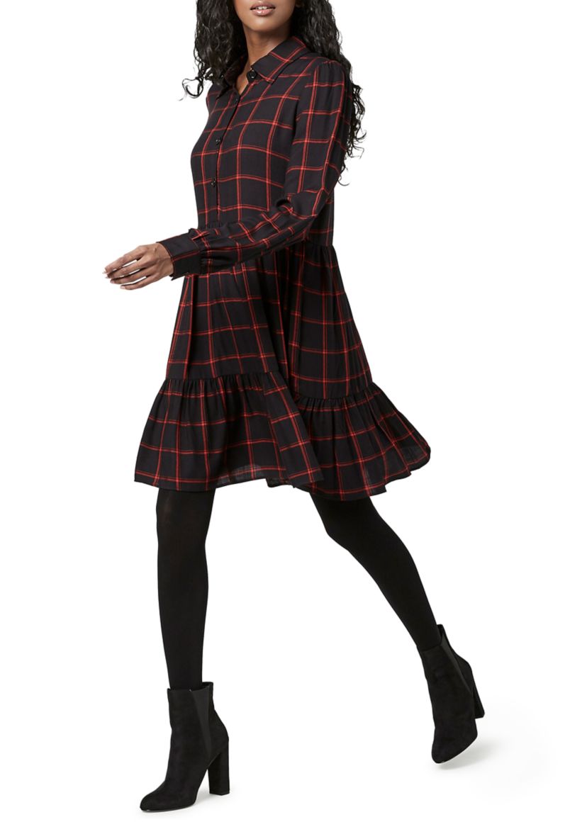 Womens Rae Drop Hem Shirt Dress