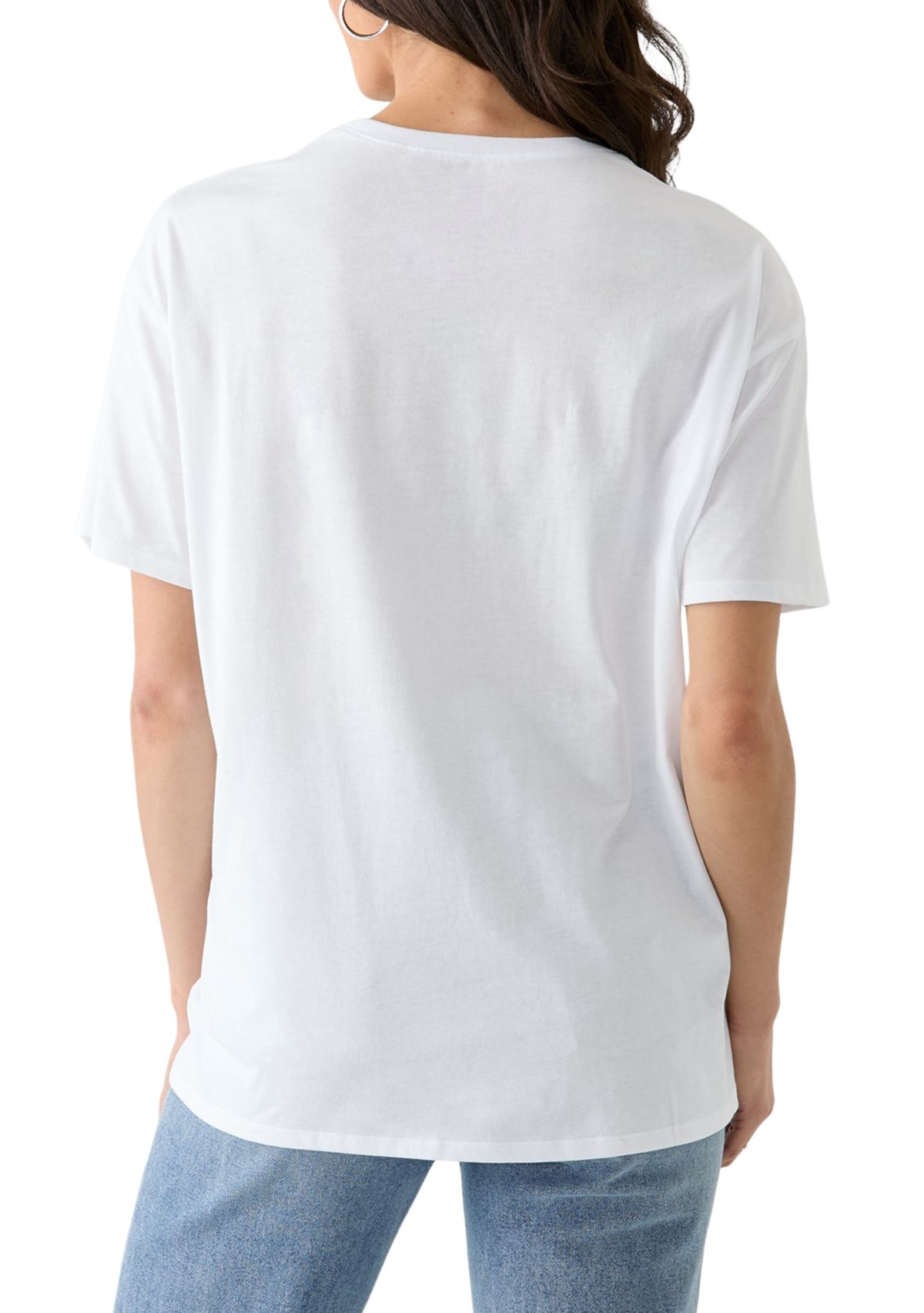 Womens Short Sleeve Ram Power Boyfriend Graphic T-Shirt