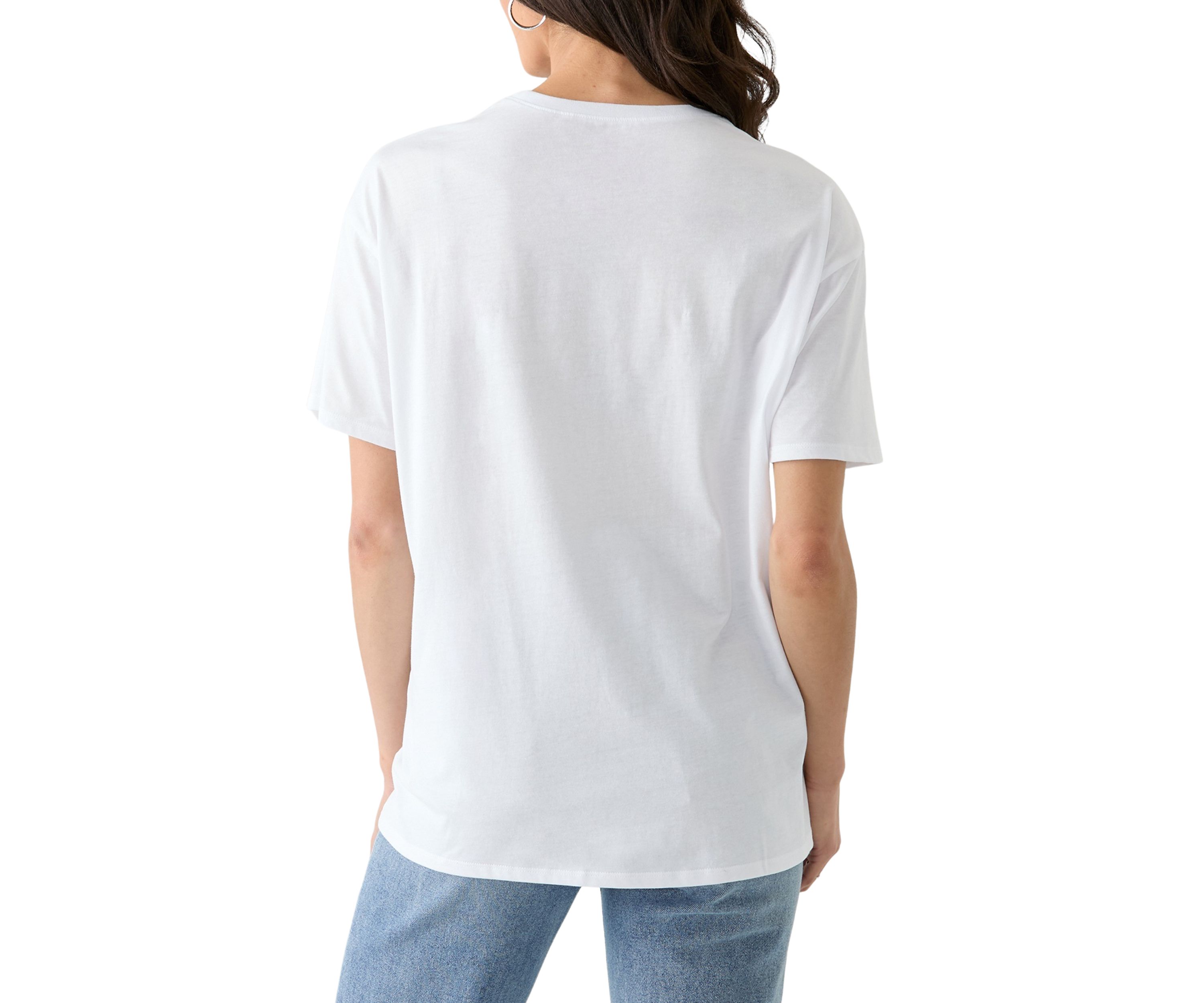 Womens Short Sleeve Ram Power Boyfriend Graphic T-Shirt
