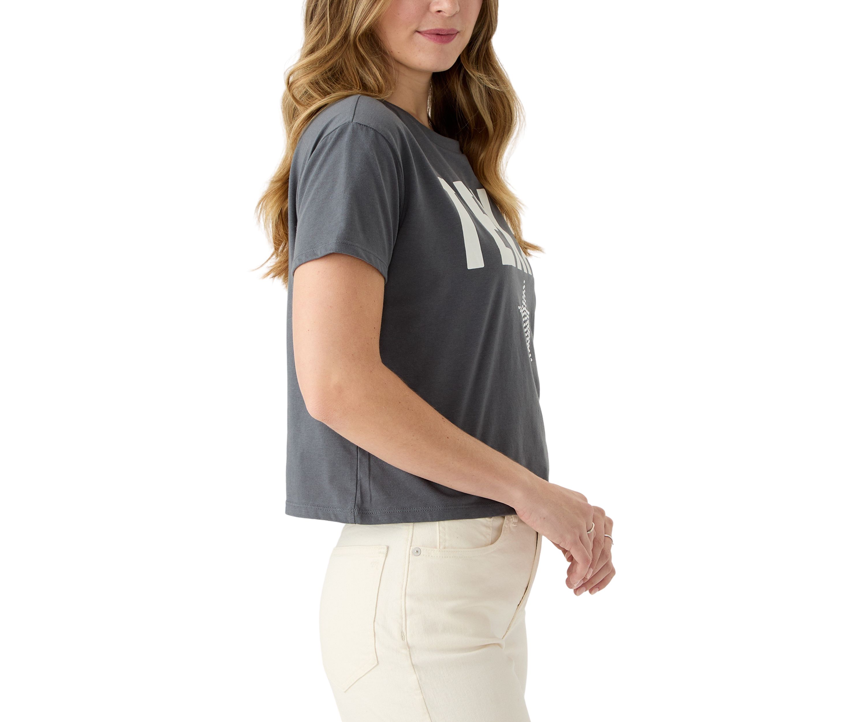 Womens Boxy Meet and Greet Texas Graphic T-Shirt