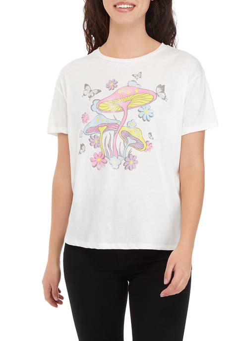GRAYSON/THREADS Juniors Mushroom Graphic T-Shirt