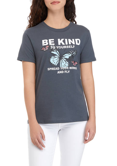 GRAYSON/THREADS Juniors Short Sleeve Be Kind Graphic T-Shirt