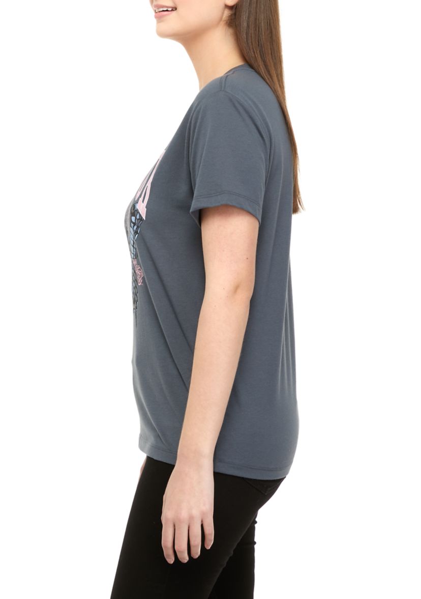 Juniors Short Sleeve World Tour Graphic T-Shirt 