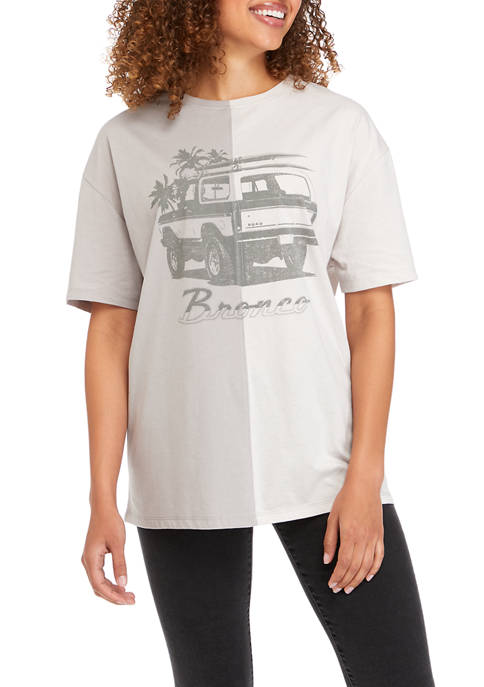 Ford Juniors Short Sleeve Boyfriend Graphic T-Shirt