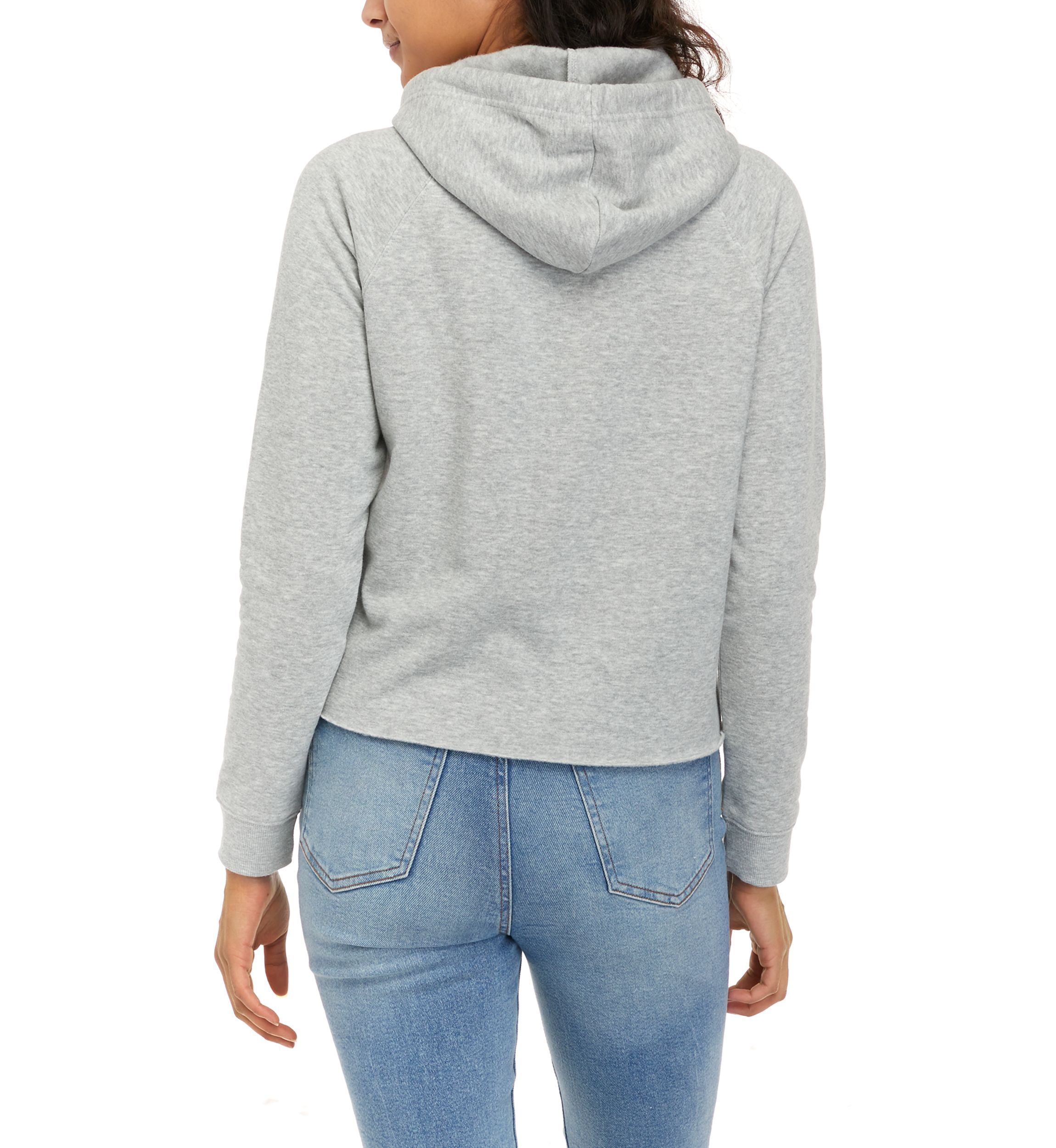 Juniors Long Sleeve Cropped Hoodie