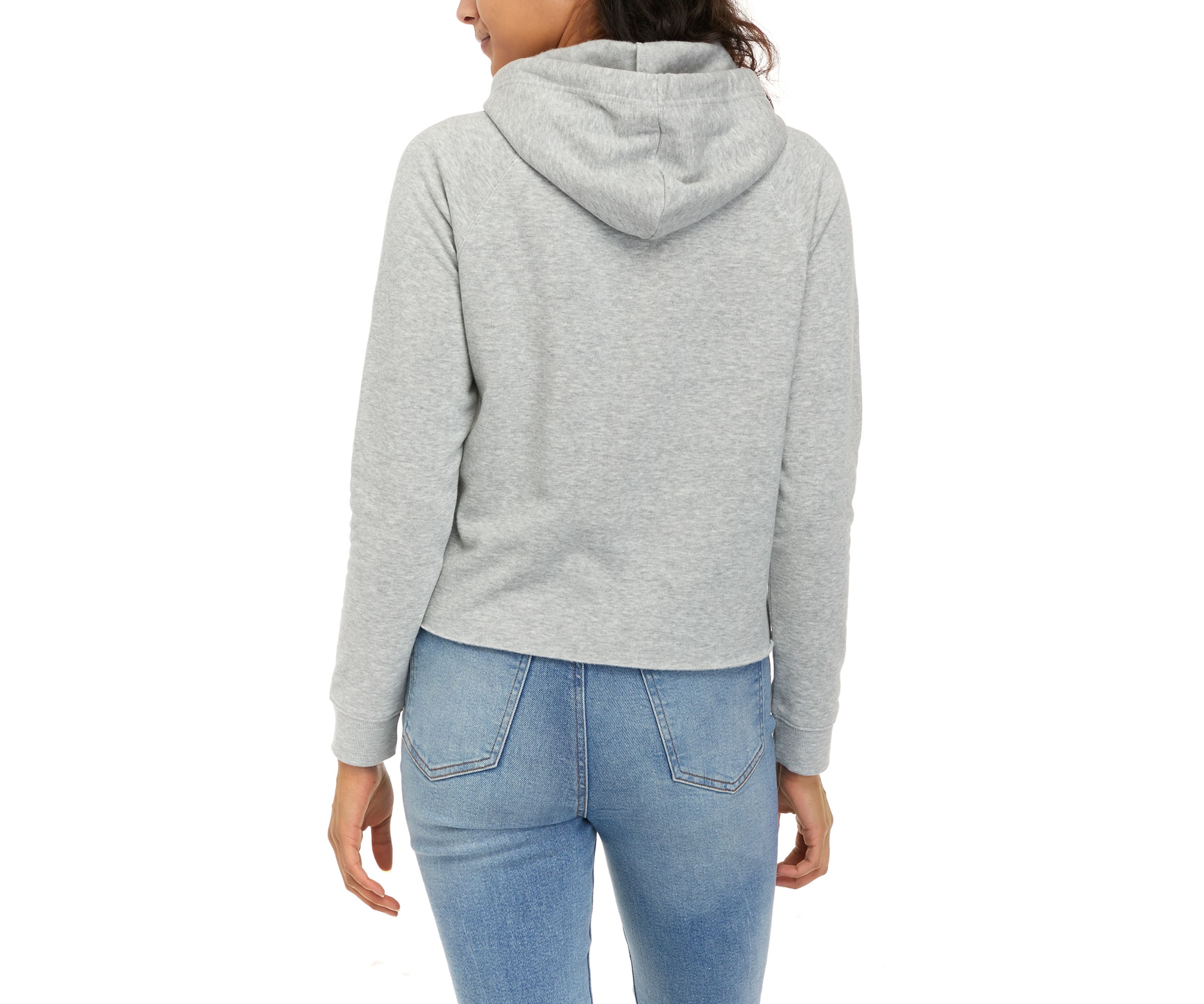 Juniors Long Sleeve Cropped Hoodie