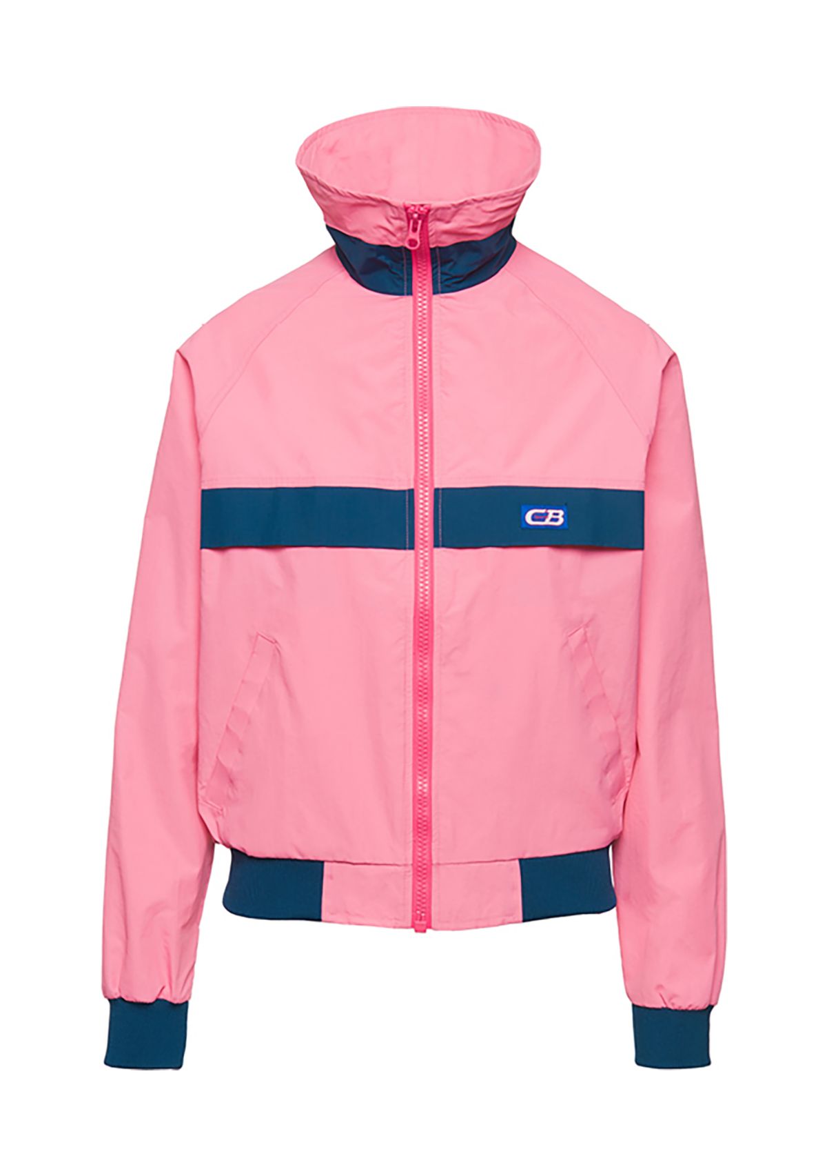 Womens Full Zip Shell Bomber Jacket