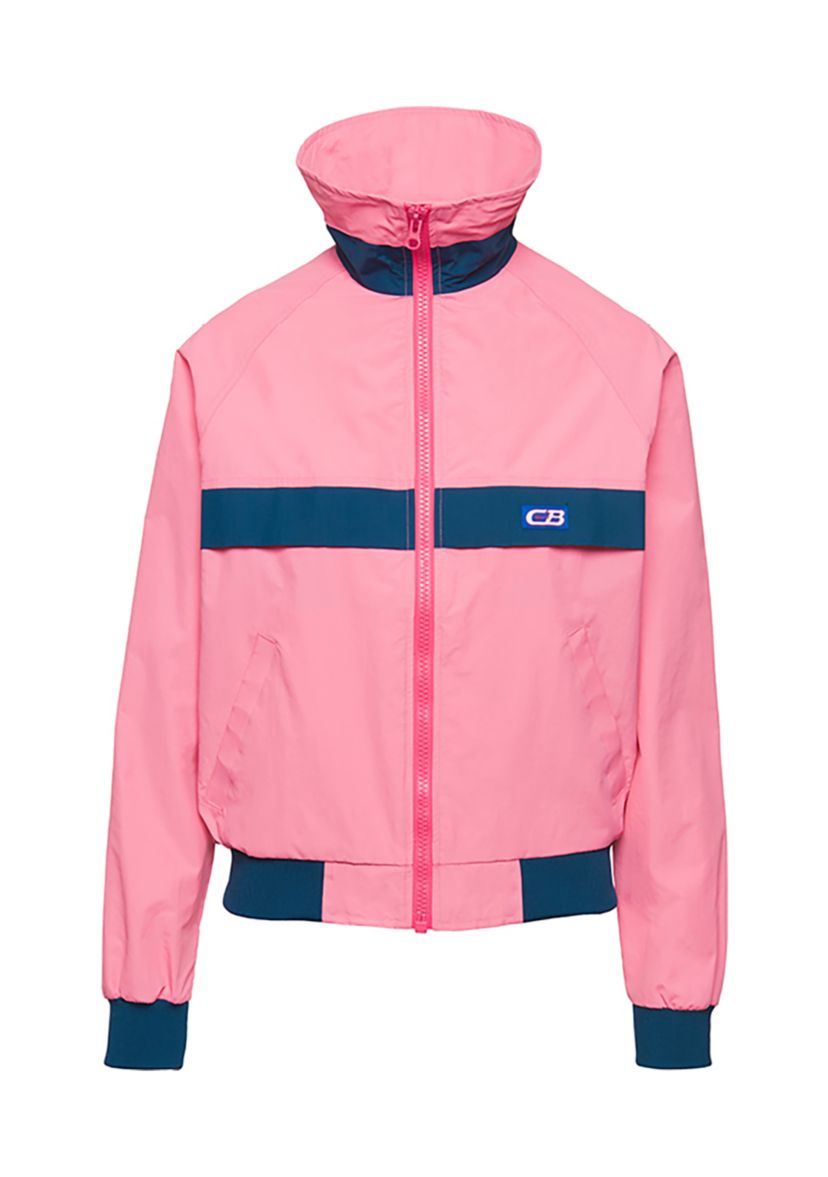 Womens Full Zip Shell Bomber Jacket