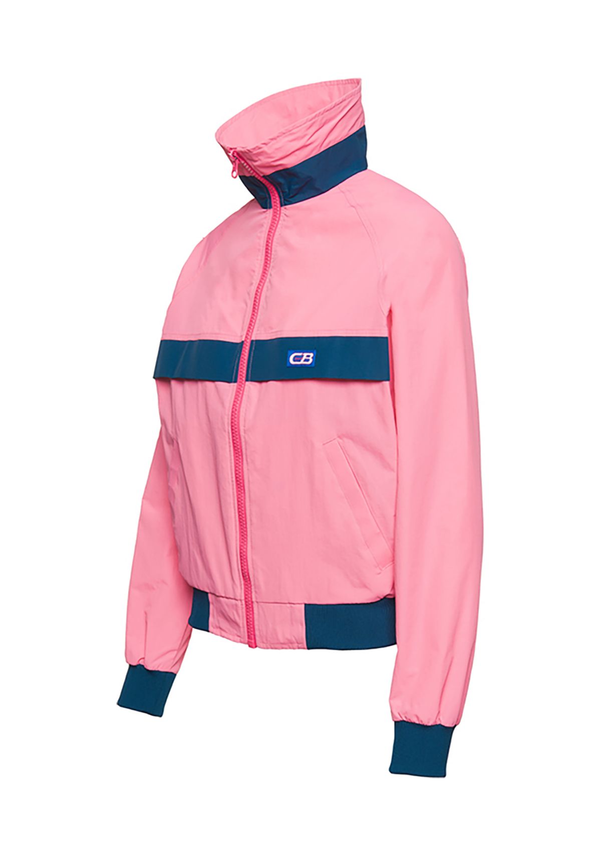 Womens Full Zip Shell Bomber Jacket