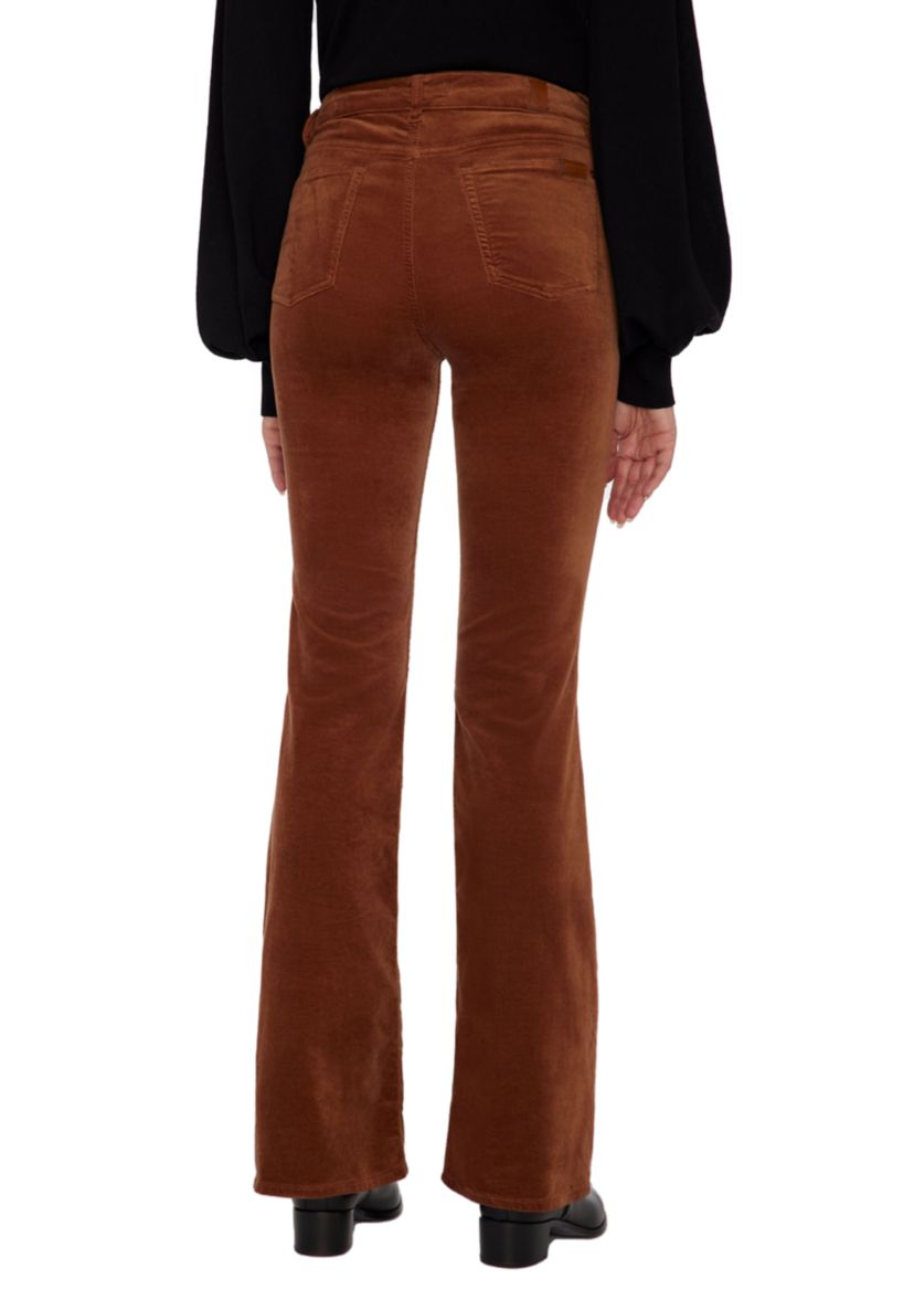 Womens Lisha High Rise Corded Slim Bootcut Pants