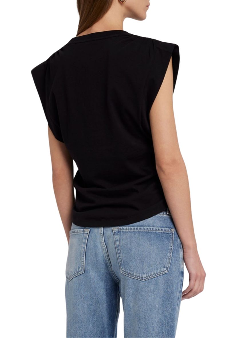 Womens Pleated Short Sleeve T-Shirt