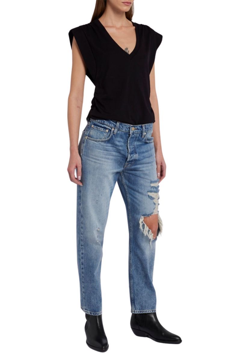 Womens Pleated Short Sleeve T-Shirt