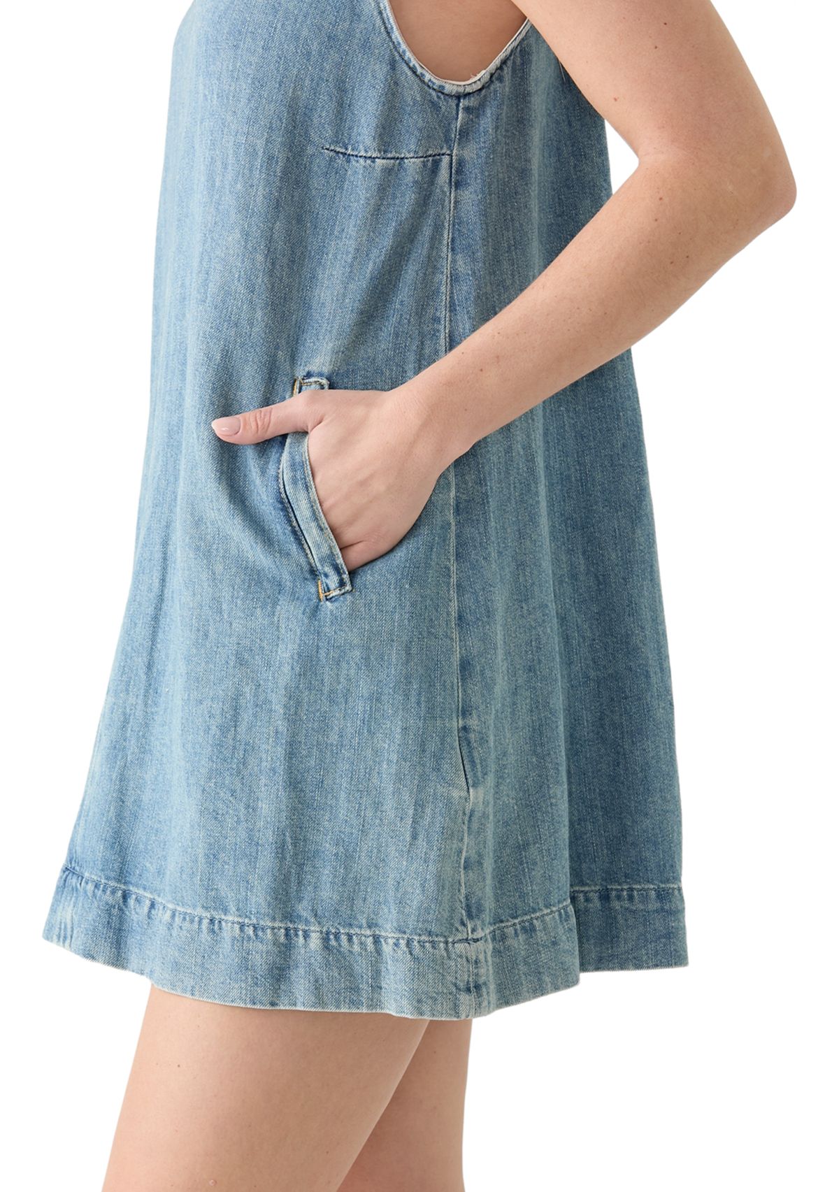 Sleeveless V-Neck Dress 