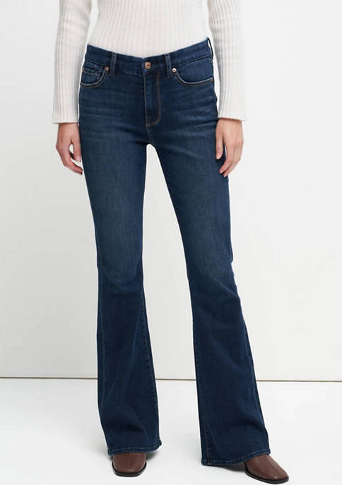 7 For All Mankind® Womens High-Waisted Ali Flare