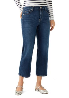 7 For All Mankind Women's Cropped Alexa Jeans, 32