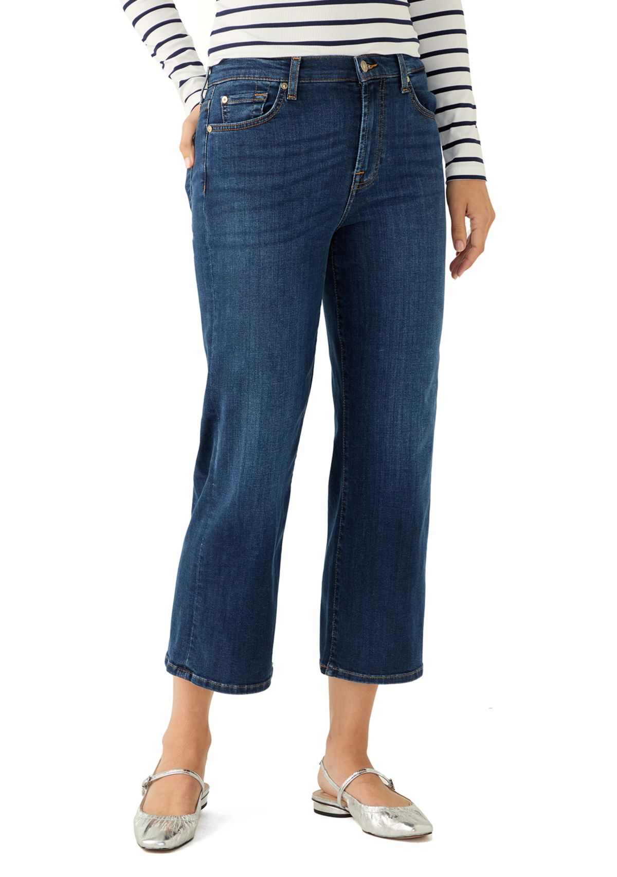 Womens Cropped Alexa Jeans