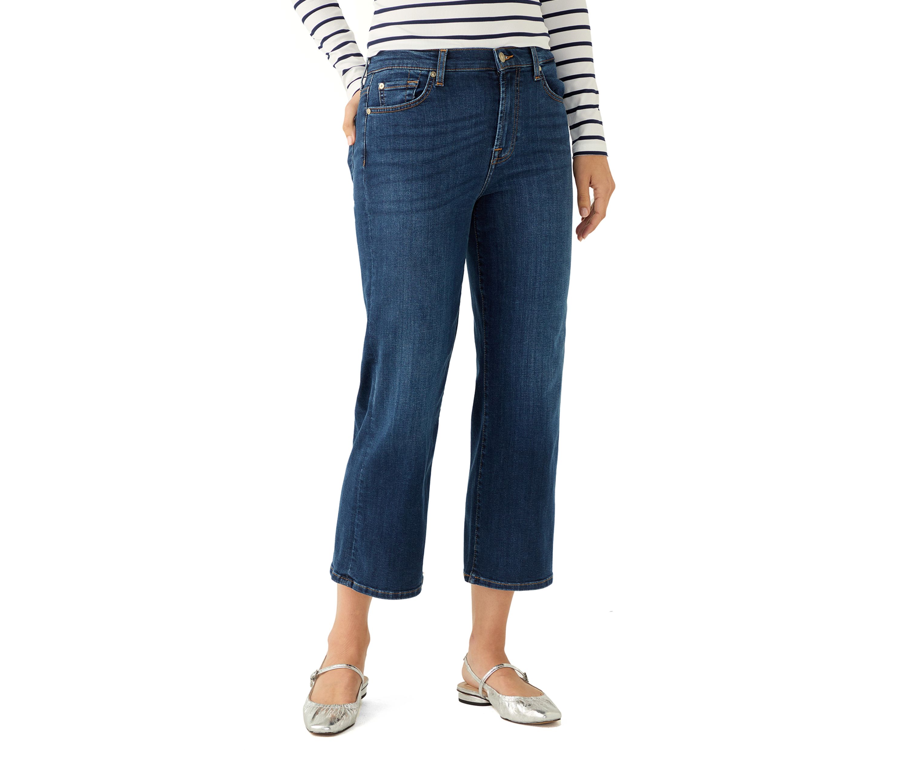Womens Cropped Alexa Jeans