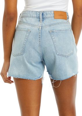 Women's Ripped Denim Booty Shorts | Be Wicked