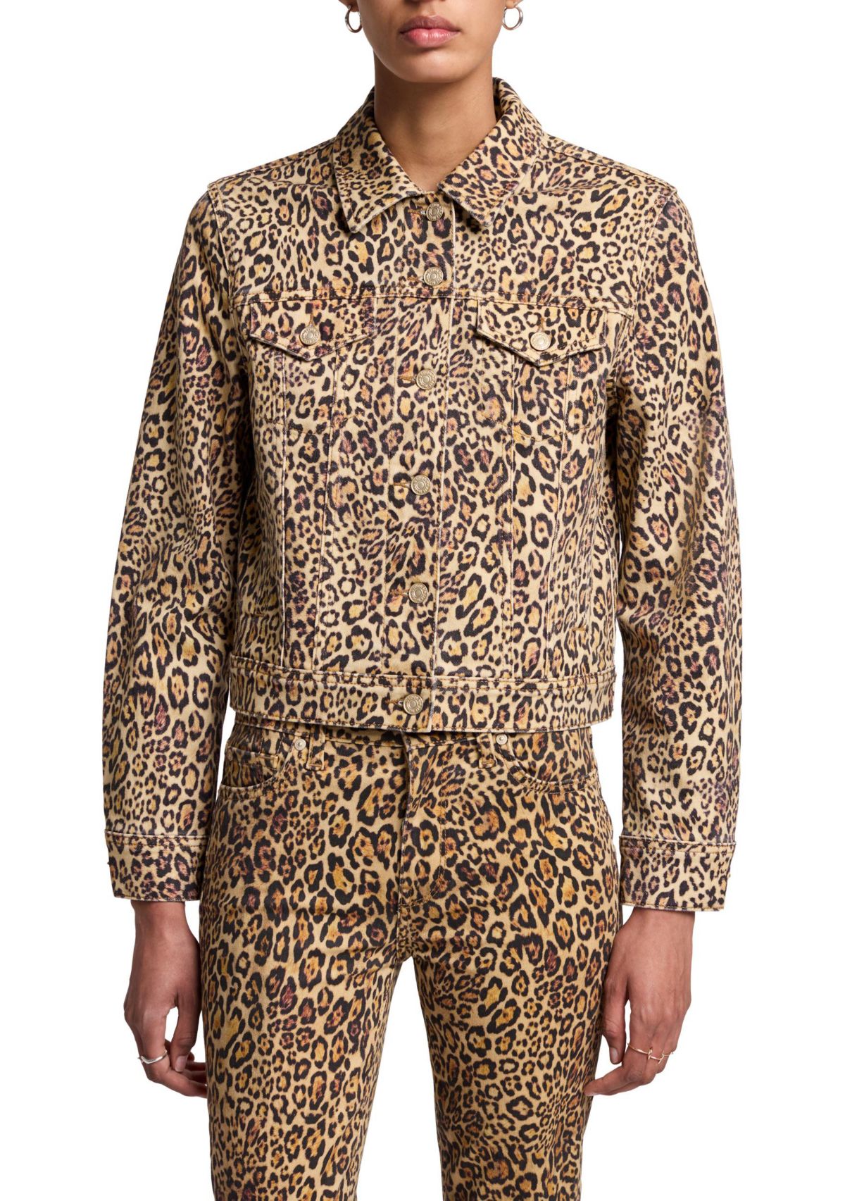 Womens Animal Trucker Jacket