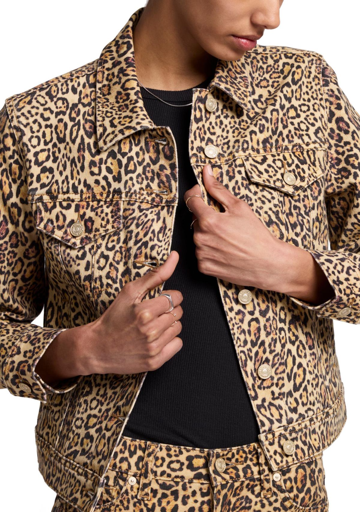 Womens Animal Trucker Jacket