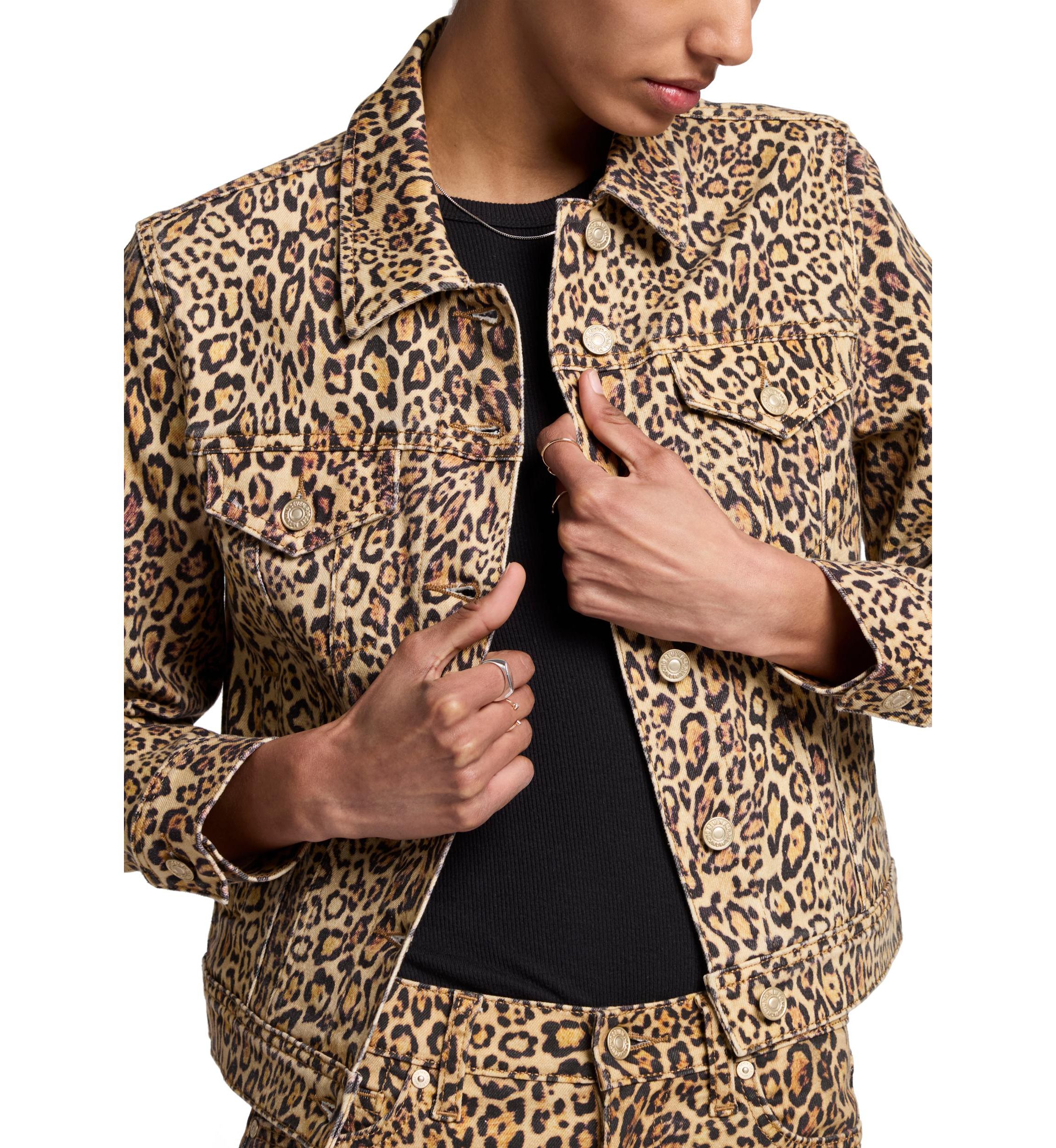 Womens Animal Trucker Jacket