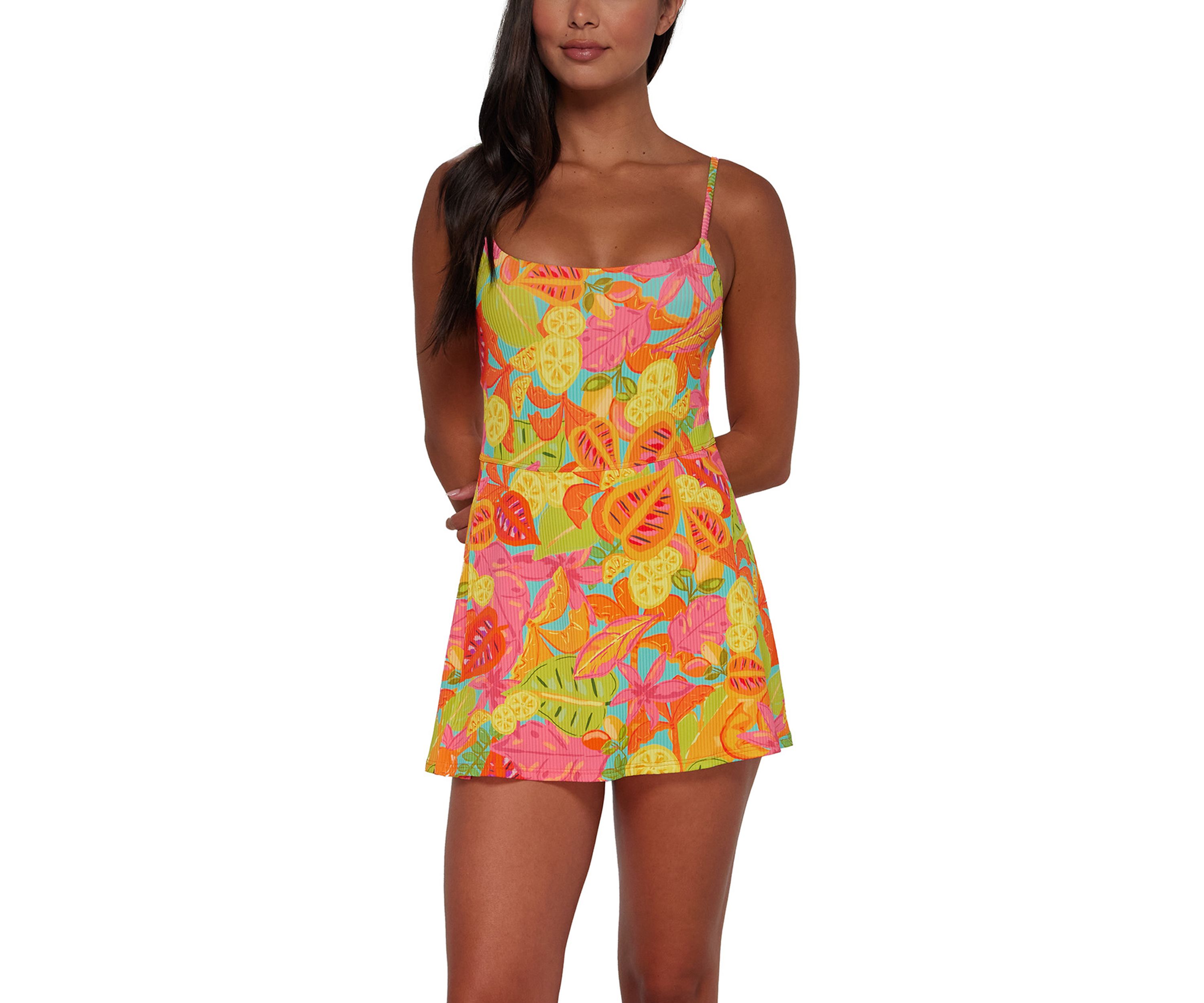Citrus Grove Sandbar Rib Knit Naomi Swimdress