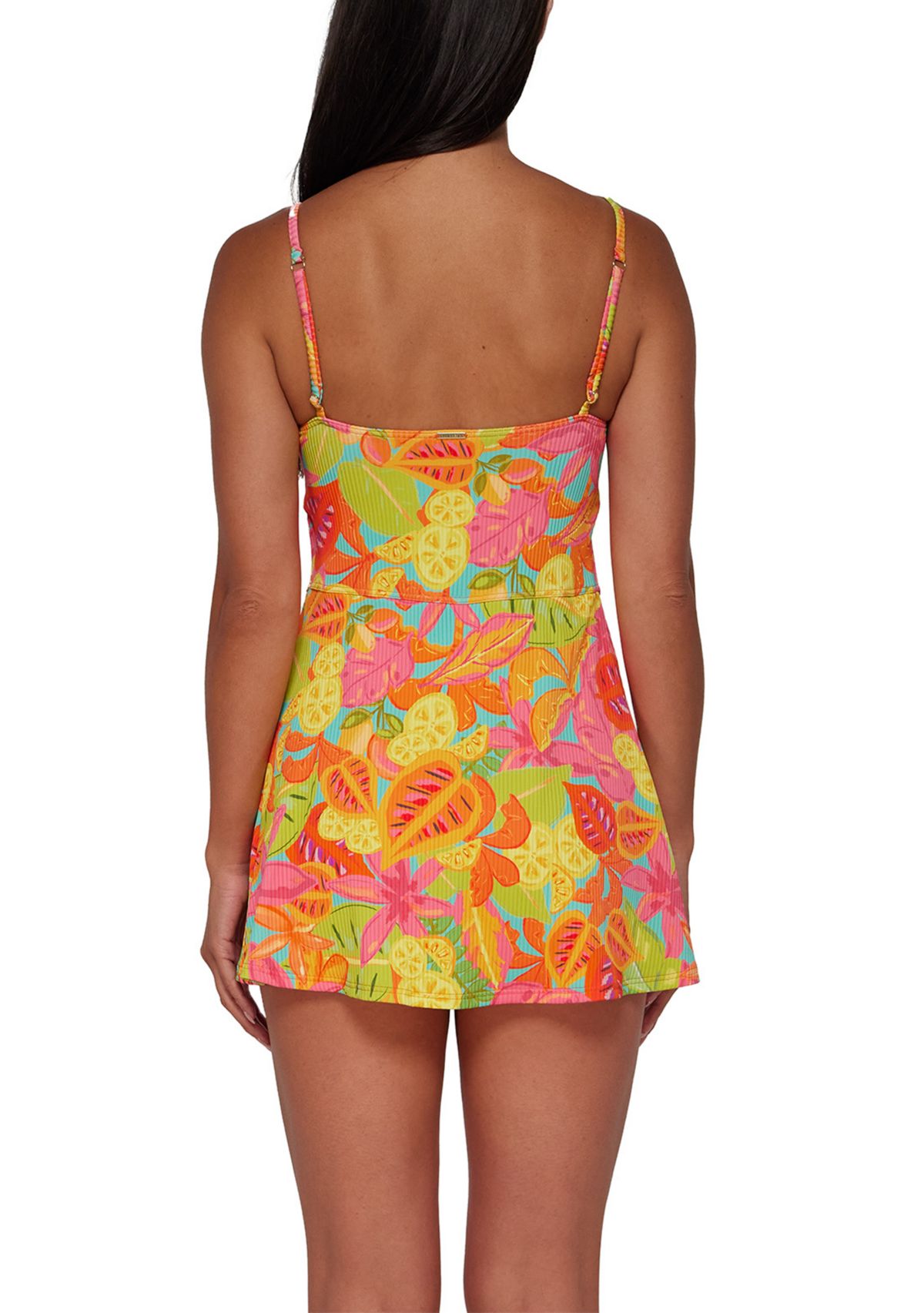 Citrus Grove Sandbar Rib Knit Naomi Swimdress