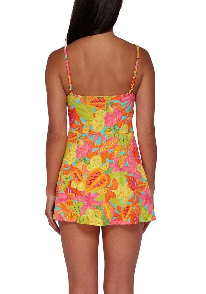 Citrus Grove Sandbar Rib Knit Naomi Swimdress