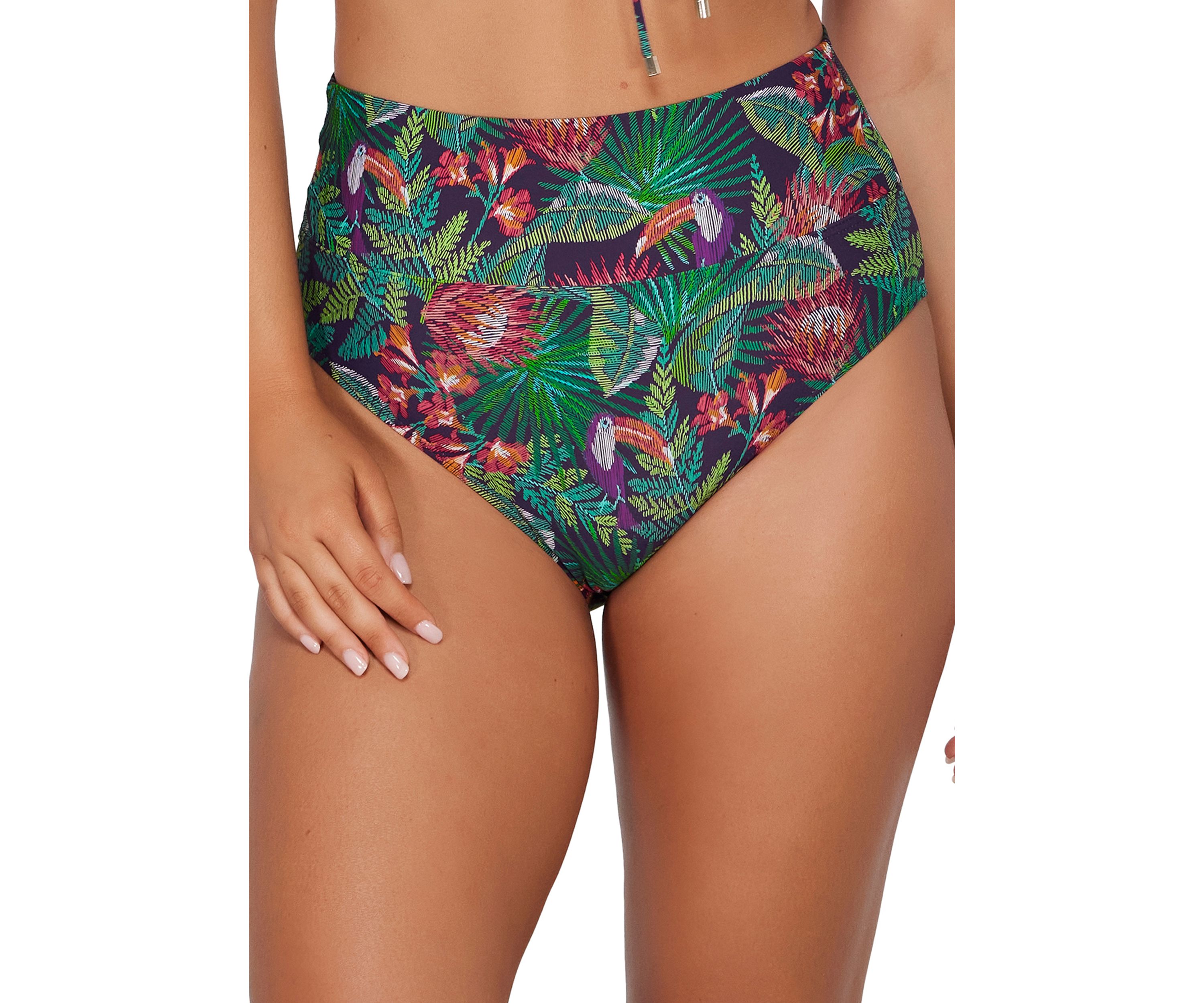 Welcome to Rio High Waist Brief Swim Bottoms