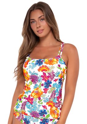 Sunsets Camilla Flora Tankini Swim Top | belk