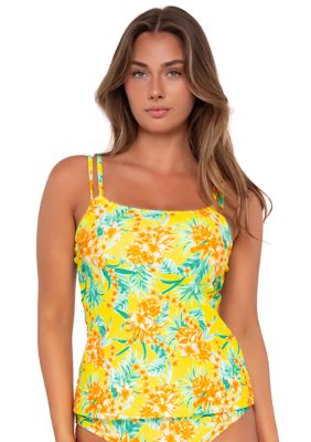 Sunsets Golden Tropics Tankini Swim Top | belk