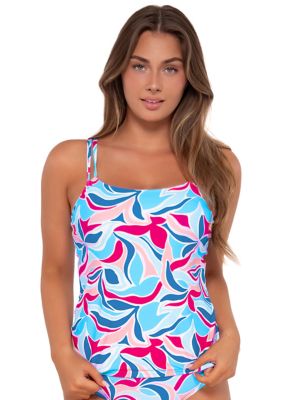 Sunsets Making Waves Tankini Top | belk