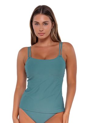 Solid Taylor D Cup Tankini Swim Top