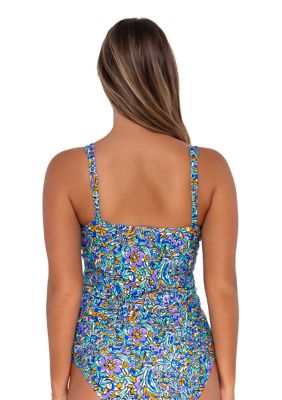 Pansy Fields Taylor Printed Tankini Swim Top