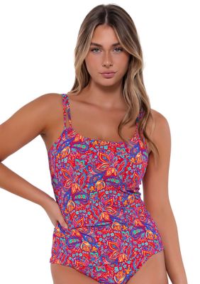 Paisley Tankini Swim Top