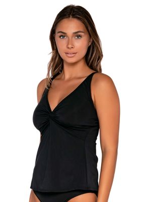 Forever Solid Tankini Swim Top