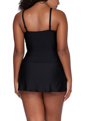 Sienna Solid Swim Dress