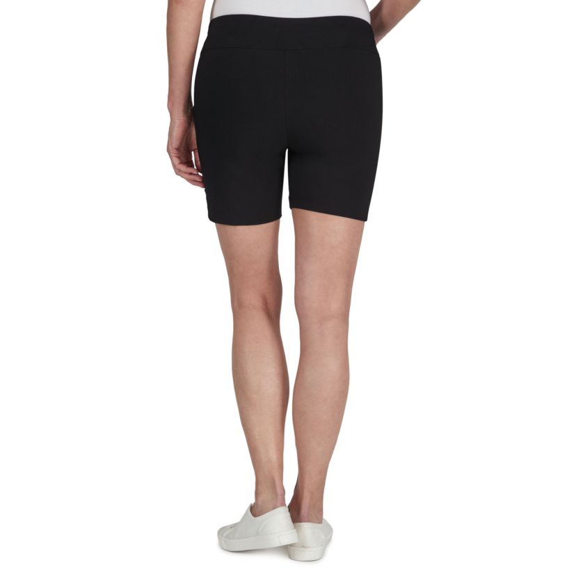 Solid Color Tech Stretch Short with All Around Elastic Waistband